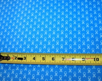 1 Half Yard 18x 42 Blue Hope Love Cure Prostate Cancer Awareness Digitally Printed 100% Cotton Fabric 1 Half Yard 18x 42 Blue Hope Love Cure Prostate Cancer Awareness Digitally Printed 100% Cotton Fabric