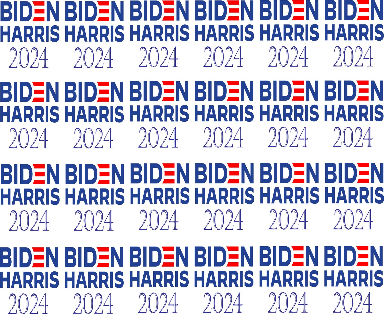 1 Yard Piece Vote Biden Harris 2024 Digitally Printed 100 Etsy