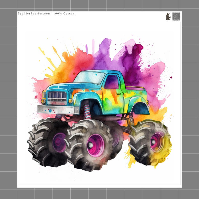 Car Block Fabric - Etsy