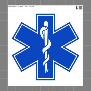 EMT 100% Cotton Fabric Panel Block Quilt Square C851