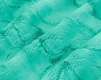 Shannon Fabrics 2 Yard Cut Luxe Cuddle Hide Breeze Green Minky Fabric