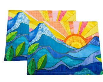 Sunrise in Paradise Table Topper Placemat: Rocky Mountains Appalachian Smoky Sierra Nevada