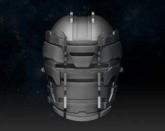 Dead Space Level 5 Helmet Replica Etsy Dead Space Level 5 Helmet Replica Etsy