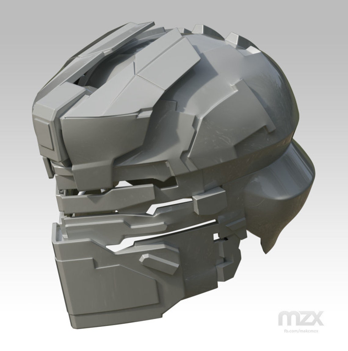 video game helmet dead space pepakura video game helmet dead space pepakura