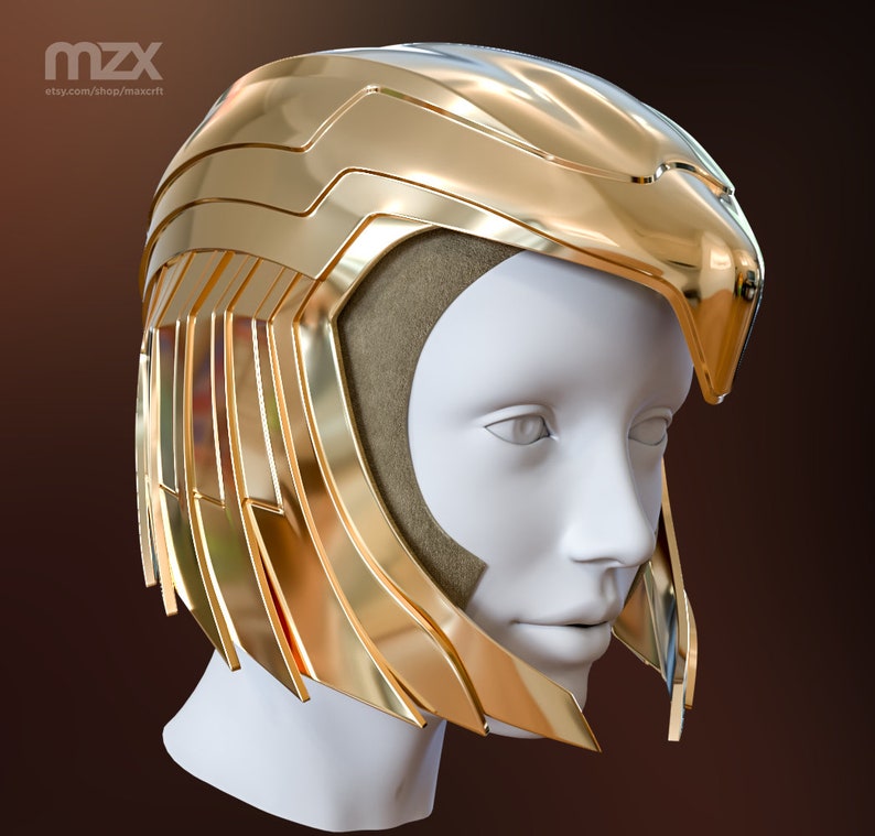 Wonder Woman 1984 helmet model v.2 for 3D-printing DIY | Etsy