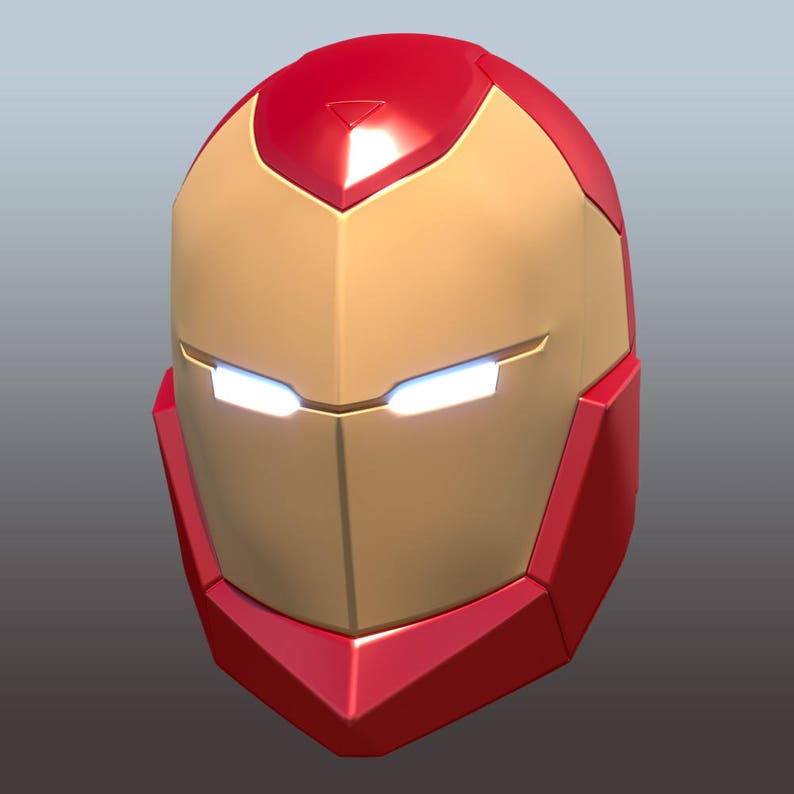 Invincible Iron Male helmet fashion for 3D-printing Do-it-yourself graphic relating to Iron Man Mask Printable called Invincible Iron Male helmet design and style for 3D-printing Do-it-yourself