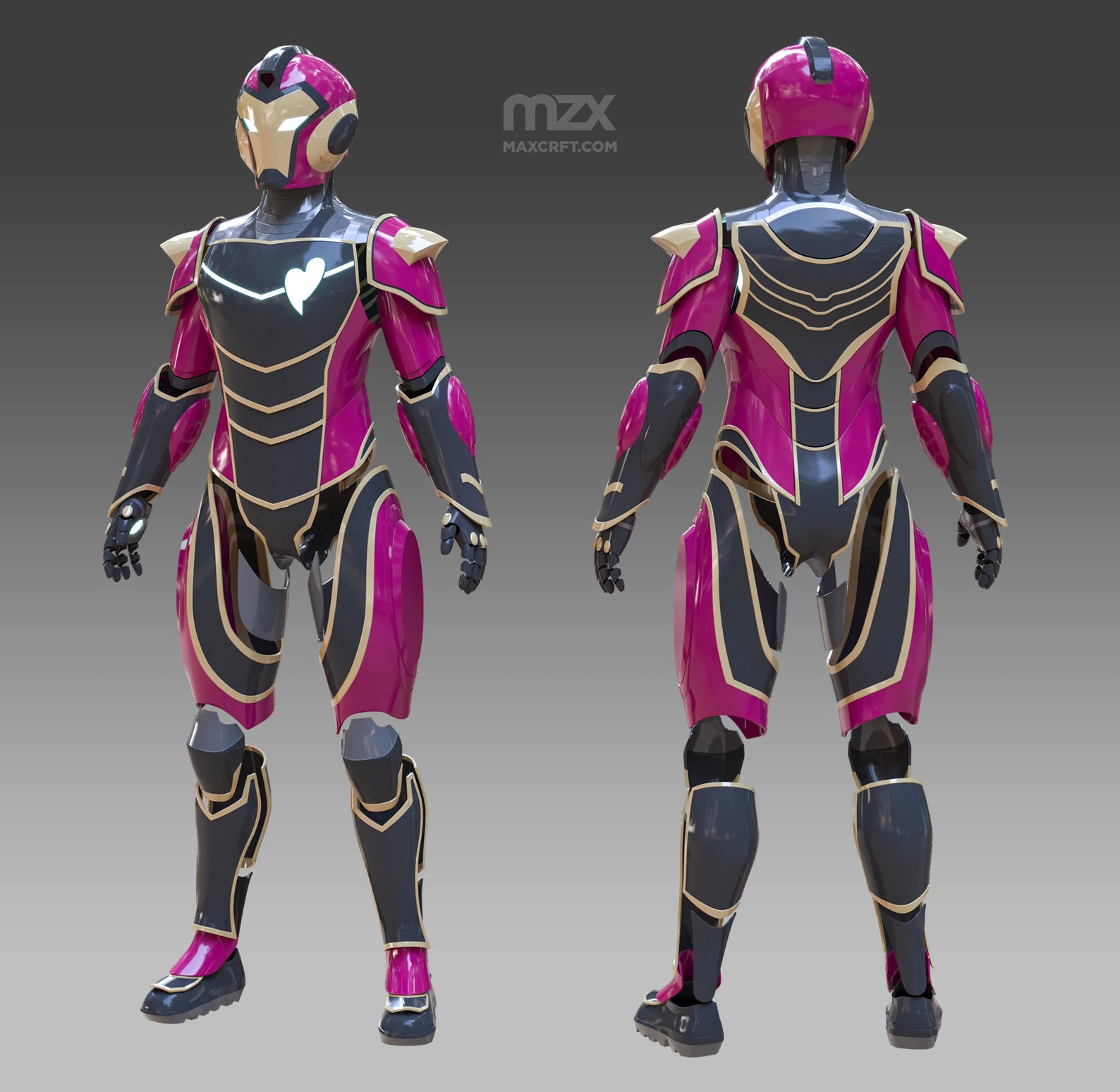 Iron Heart 2020 Wearable Suit for 3dprinting DIY august Etsy