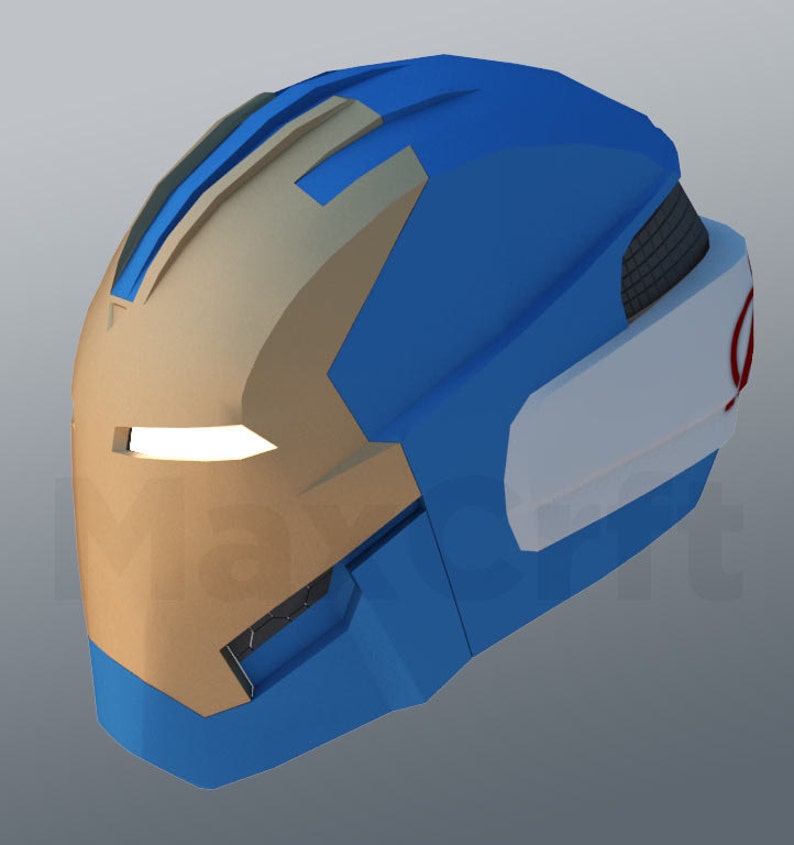 iron legion helmet pepakura iron legion helmet pepakura