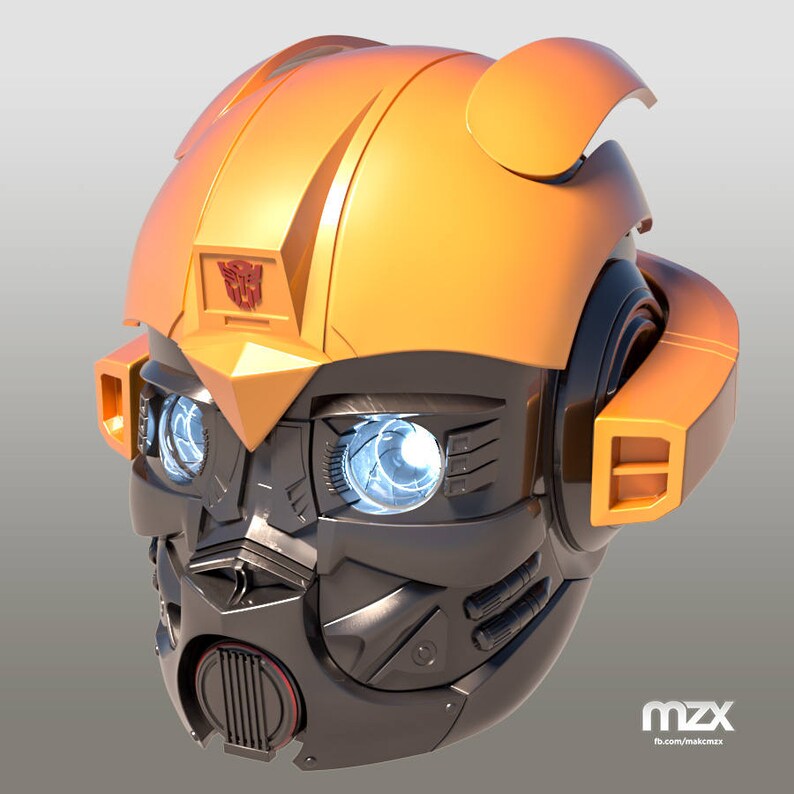 BumbleBee head 3D-printable wearable | Etsy
