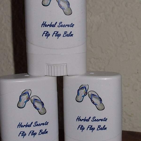 Flip Flop Foot Balm - creamy formula that will help sooth and moisturize your heels at the end of the day.