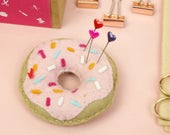 sewing kit, Craft DIY, donut, DIY Kits, diy crafts, gifts for her, galentines day, gifts, doughnut craft, sewing kit, fun sewing