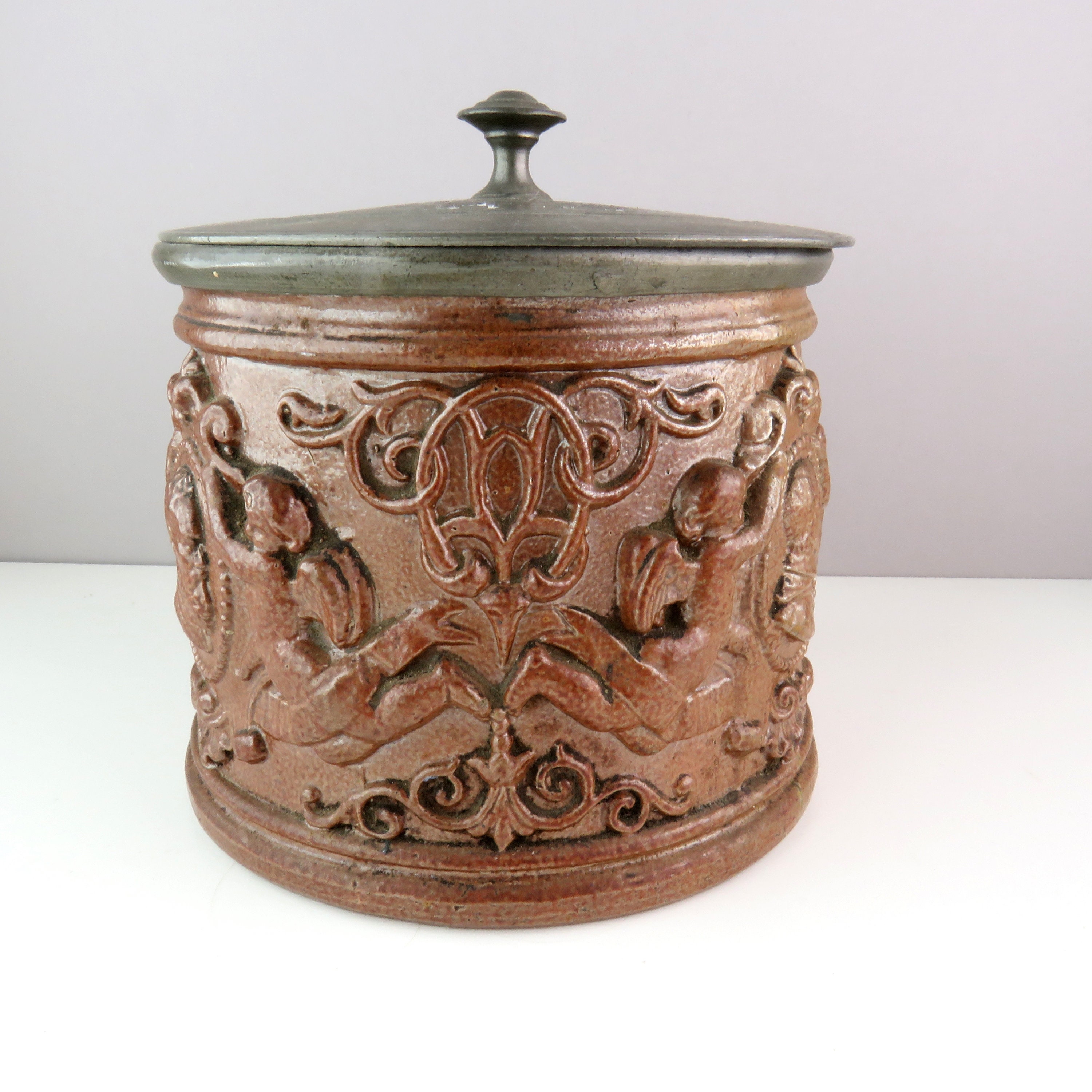 Vintage Tobacco Plastic Jar (JAS) Vintage Tobacco Plastic Jar (JAS)