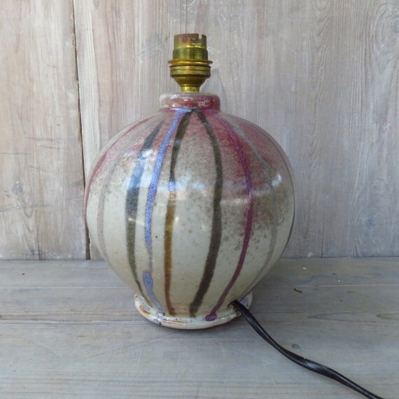 Vintage pottery lamp deals