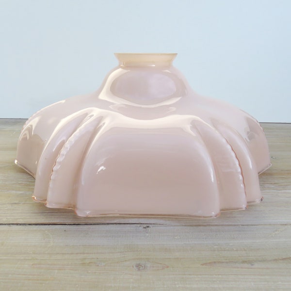 Art Deco Pink Glass Lampshade for Handkerchief Pendant Light - Modern European Vintage Lighting