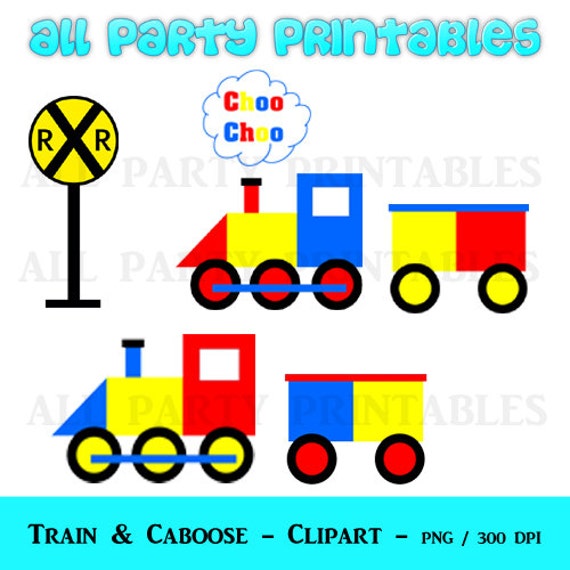 Trainieren Sie Clipart Clipart Zug Zug Grafiken Eisenbahn Etsy