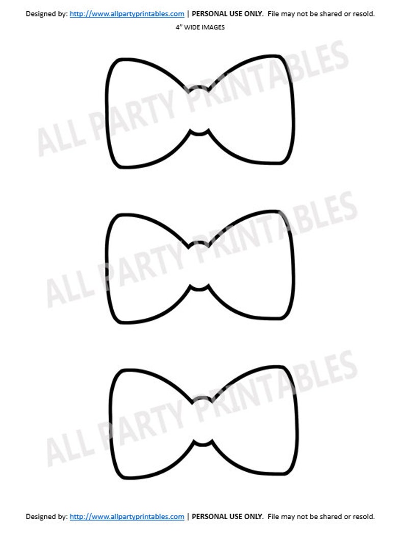 bow tie printables little man birthday bow tie party bow