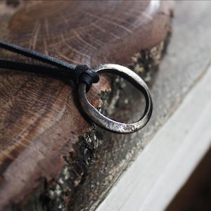 Authentic Viking Ring Necklace: Ancient Celtic Artifact