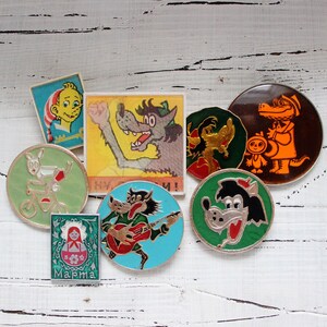 Cadeau voor kinderen pins sieraden voor kinderen cadeaus voor kinderen Sovjet-retro badges vintage pins Gena pin oude Sovjet-pins Sovjet-souvenir 70s
