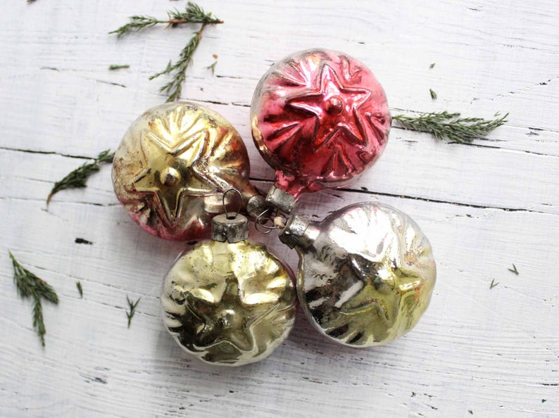 1950s christmas decoration vintage christmas decorations antique christmas ornaments russia ornaments mercury glass ornament catalog soviet