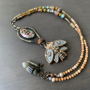 Twilight Seeker Assemblage Necklace