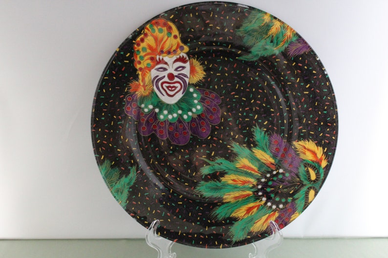 mardi gras plate