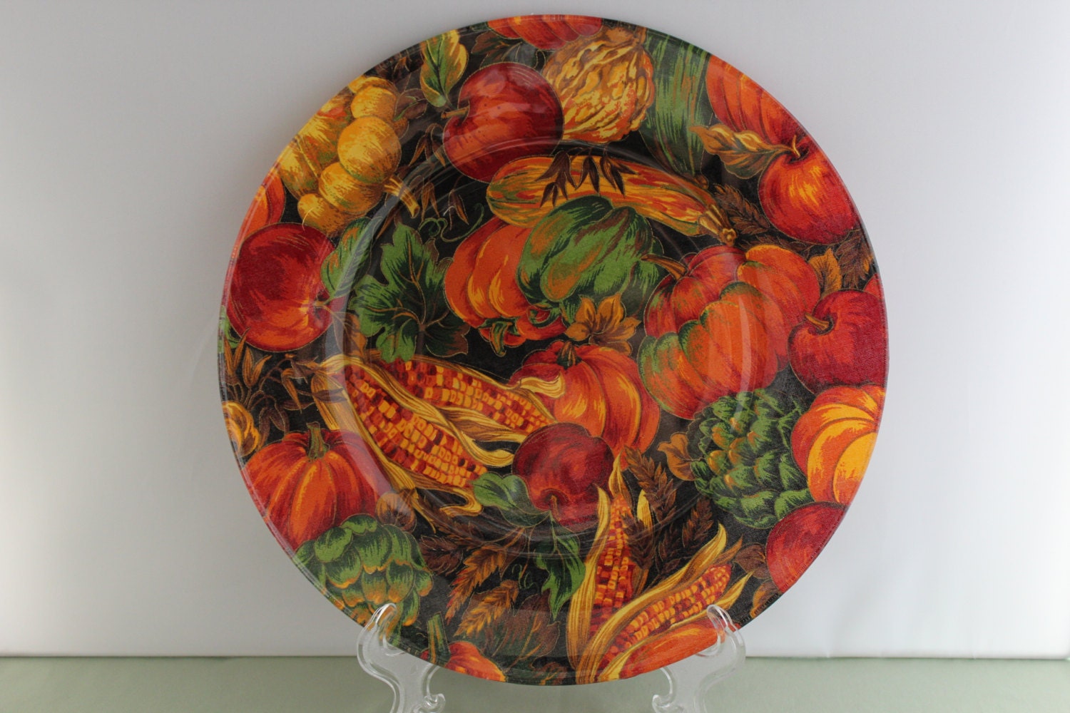 Decorative Thanksgiving Plate Etsy