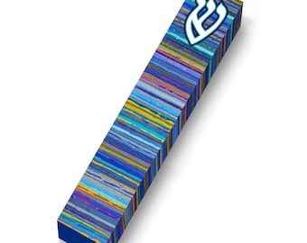 Abstract Jewish  Wood Mezuzah Collection