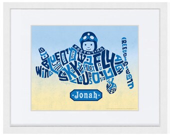 Whimsical Hebrew Animal Wall Art – Personalized with Love!