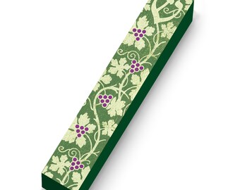 Grape leaves Mezuzah Case