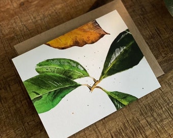 Magnolia Leaves - All Occasion Cards Box Set of 10