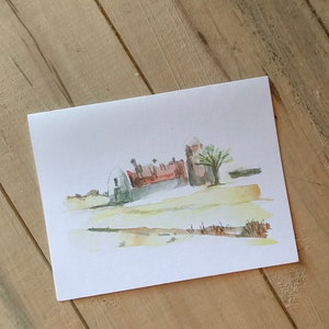 Barn Watercolor Notecards Box Set Blank Inside image 2