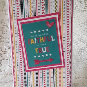 Faith Folio, Handmade Scrapbook Photo Album