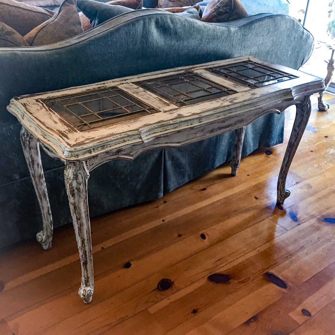Large, Sofa Table, French, Antique, Foyer Table, French Country ...