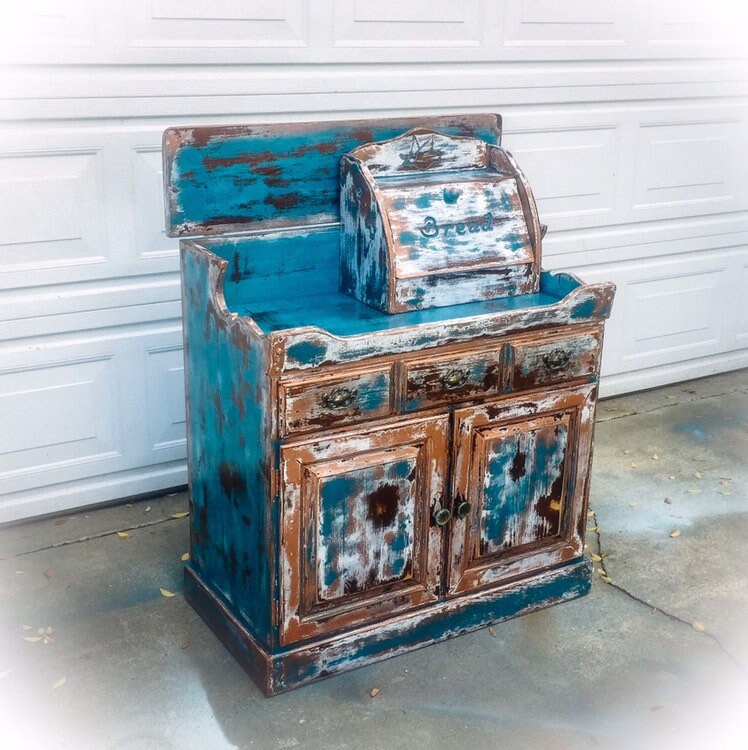 País Gabinete de cocina rústico cafetería casa de campo | Etsy