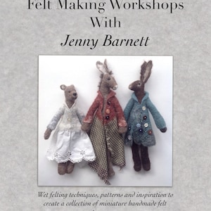 Wet felting book Felt Making Workshops with Jenny Barnett second book. image 1