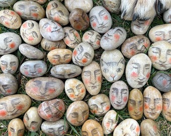 Painted pebbles