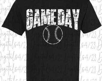Game Day Baseball | Softball Sports PNG for T-Shirts