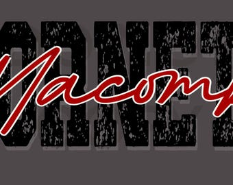 Macomb Hornets Red Mascot PNG Sublimation File