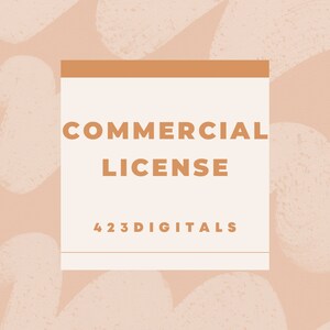 Commercial License to Sell Printed Transfers