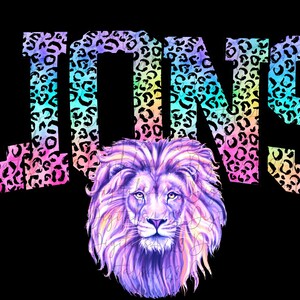 Lions Bright Leopard Mascot PNG