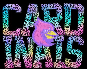 Cardinals Bright Leopard Mascot PNG