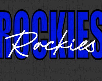 Rockies Blue offset-mascotte, png