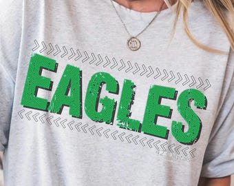 Eagles Green digitale download png voor DTF of sublimatie