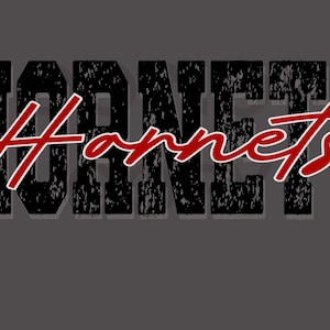 Hornets Red Mascot PNG Sublimation File