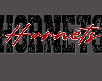 Hornets Red Mascot PNG Sublimation File