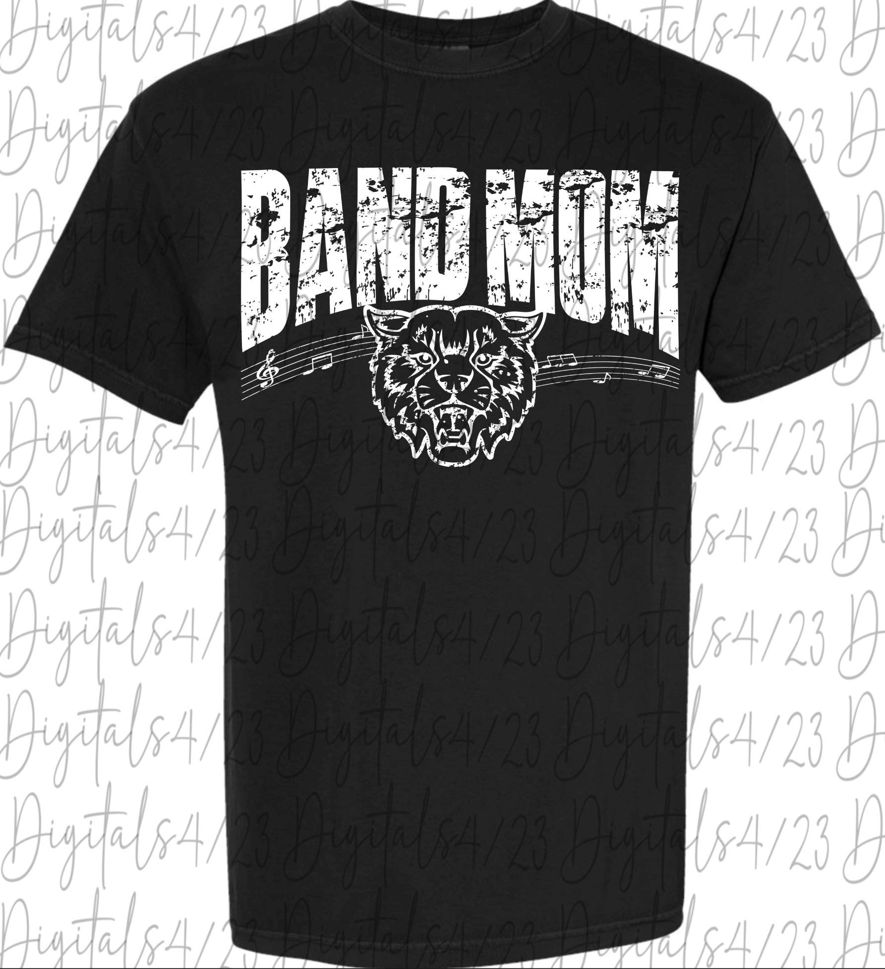 Wildcats | Bobcats Marching Band Mom PNG for T-Shirts