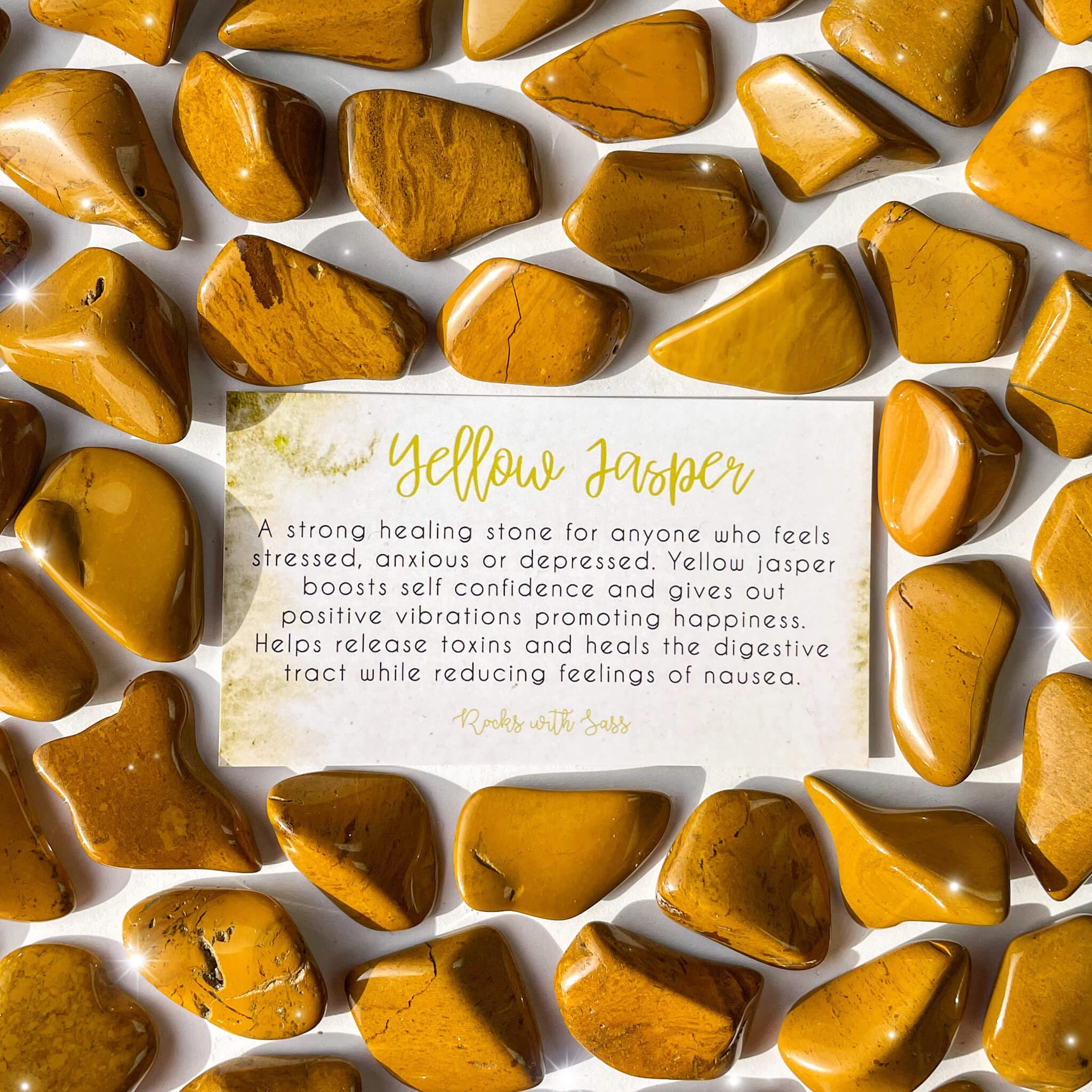 Yellow Jasper Tumbled Pocket Stone Etsy Denmark Yellow Jasper Tumbled Pocket Stone Etsy Denmark