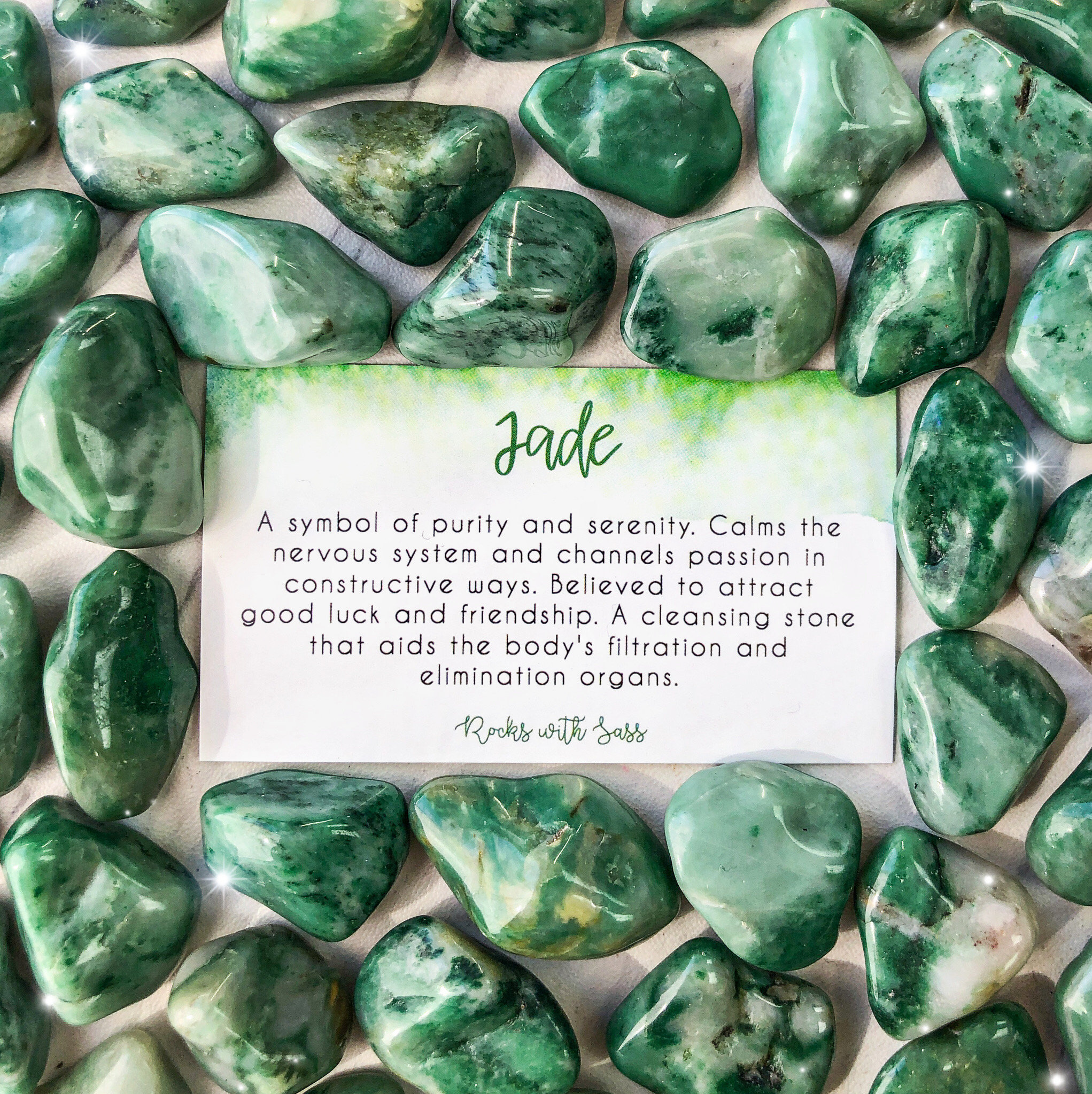 Jade Tumbled Pocket Stone