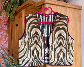 Animal Print Gilet