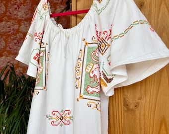 Embroidered Summer Dress